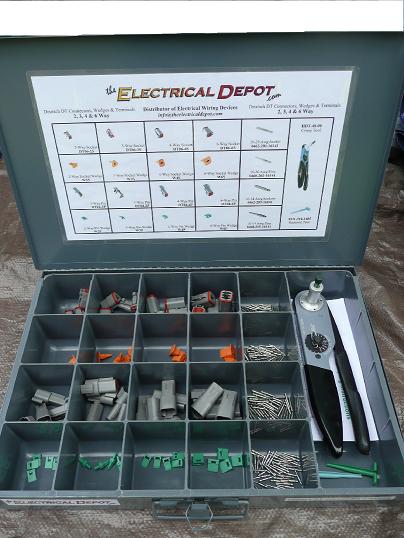 Deutsch DT Assortment Kit with HD-48-00 Crimp Tool 1 Each - Click Image to Close